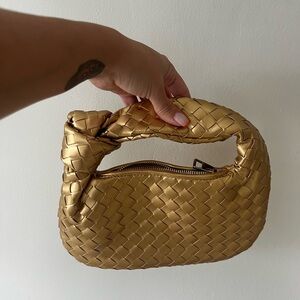 Gold handbag